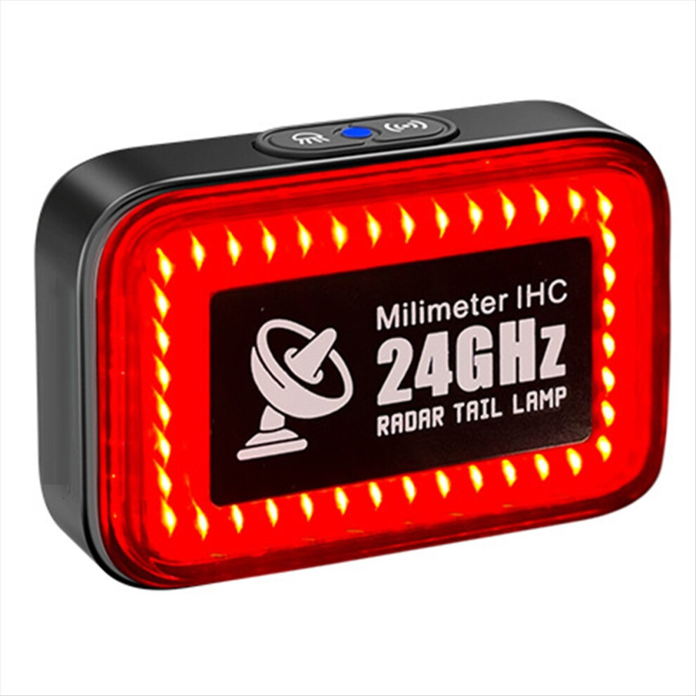 24Ghz Radar Bicycle Tail Smart Sensing Cycling Warning Ip64 Waterproof Led Bike Accessories Light 4853798080497
