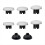 8PCS Thumbsticks Swap Thumb Sticks Joysticks Replacement for //Switch Pro/ Series Controllers White 2