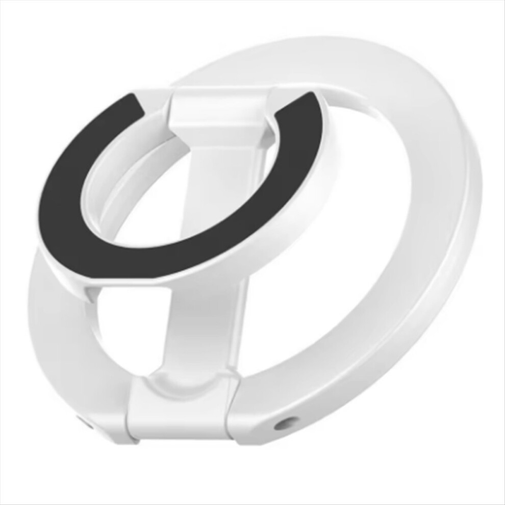 Saudism Double-Sided Magnetic Phone Holder Metal Desktop Adjustable 360 Rotation Mobile Stand