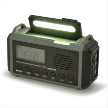 Solar Hand Crank AM FM SW NOAA Weather Radio 4 Ways Powered 10000MAh Multifunction Torch SOS Alarm Power Bank