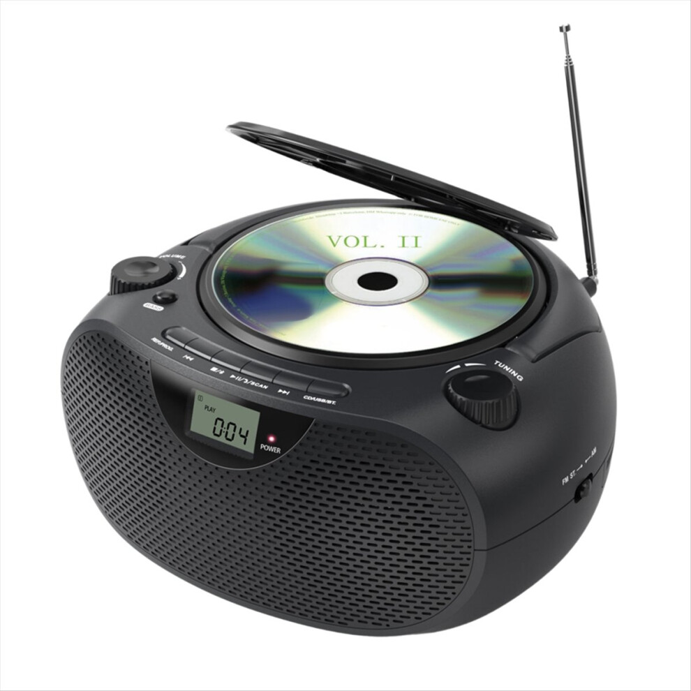 Portable Cd Player With Bluetooth Am/Fm Radio Usb Port Stereo Sound Speaker Home Mp3 4853798077022