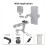 CP03 Mini Multi-Functional Cheese Plate,Porous Connection Quick Installation Board for Camera Cage on Guide Rail Block 5