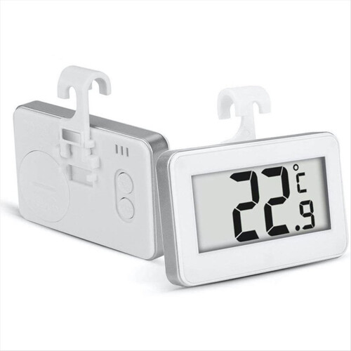 2 Pcs Fridge Thermometer, LCD Display Temperature Refrigerator Freezer Thermometer 2