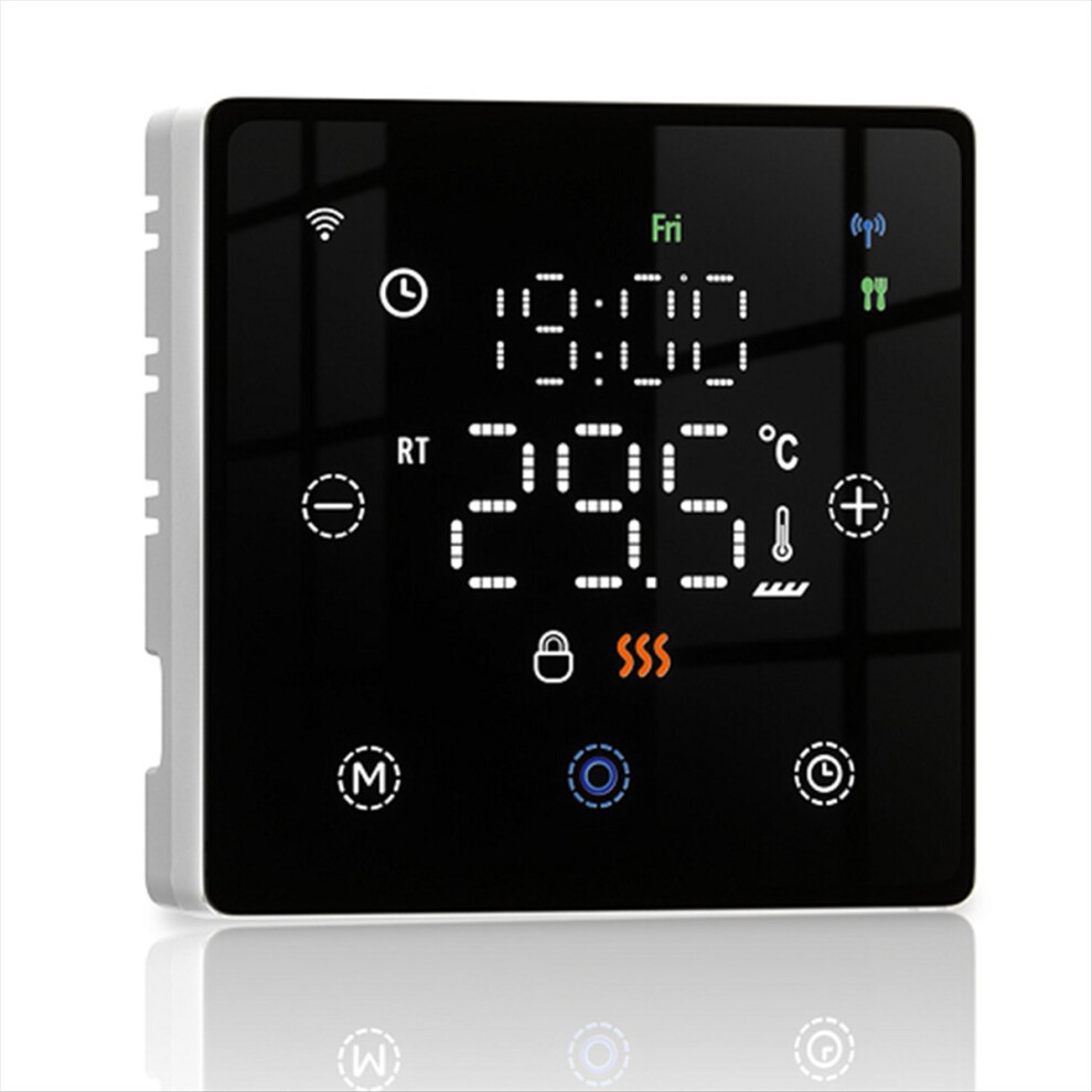 Photos - Watch Strap Tuya WiFi Smart Home Floor Heating Switch Temperature Control for Water/Electric Gas Boiler Black