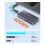 USB4 Dual Type-C Full-Function Data Cable 80Gbps Power Bank Short Line PD240W Fast Charge 15cm Braided Process 6