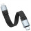 USB4 Dual Type-C Full-Function Data Cable 80Gbps Power Bank Short Line PD240W Fast Charge 15cm Braided Process 2