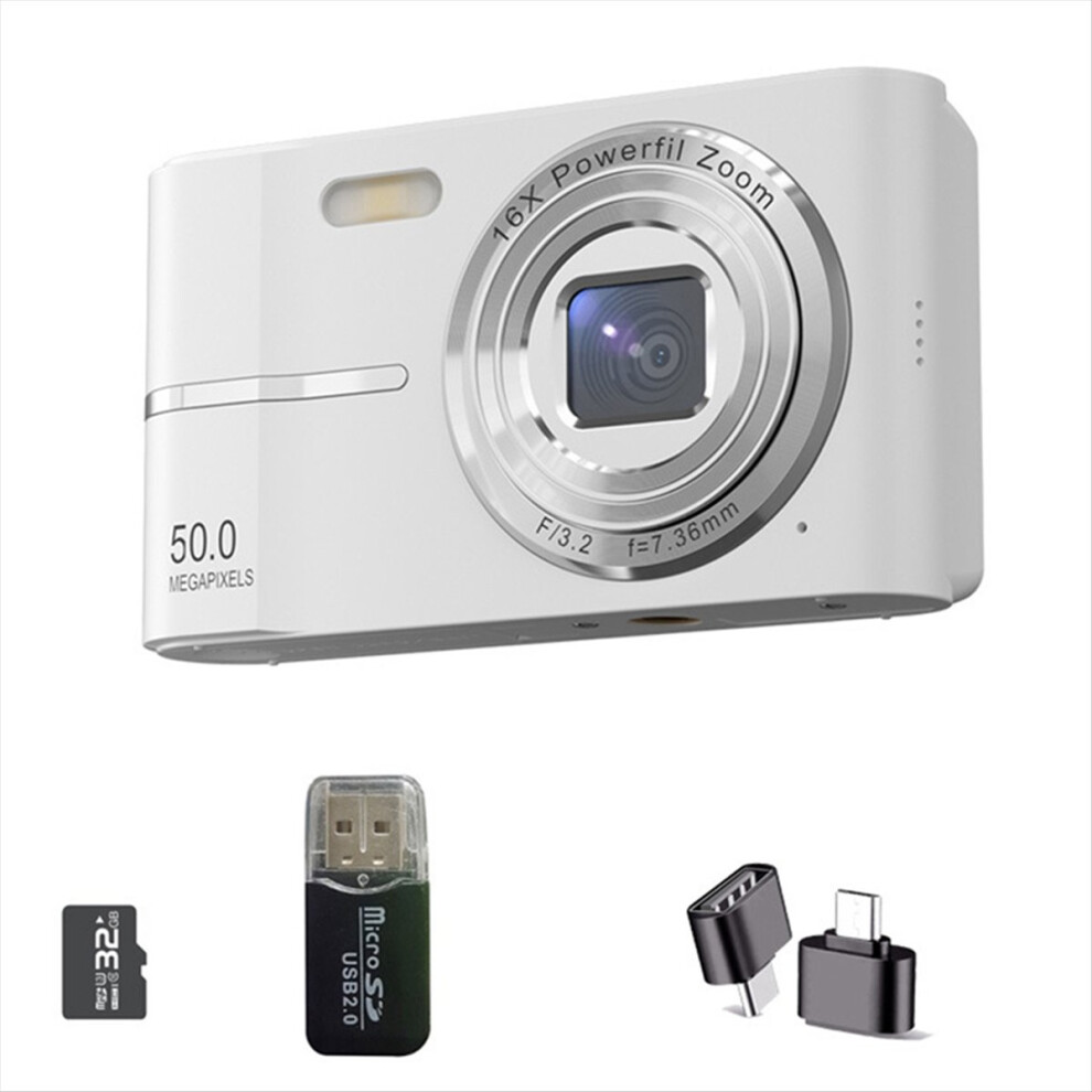Portable Camera Pocket Digital Fhd 1080P 50Mp Support Af Autofocus 16X Zoom Students Compact Video Cam 4853798083511