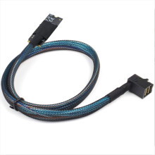 1.0M Internal Mini SAS HD SFF-8643 36P Male to 90 Degree Cable Adapter
