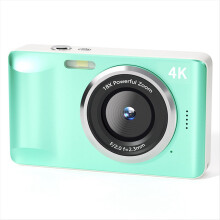 4K Digital Camera for Photography and 18X Zoom 64MP Compact Vlogging 2.8inch 180 Flip Screen