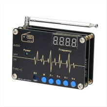 RDA5807M FM Radio DIY Kit 87-108MHz with Digital Tube Display Microcontroller Electronic Solder DC 5V