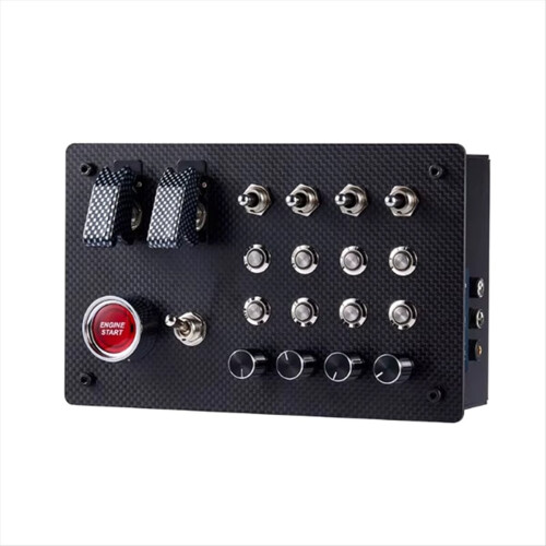 Horizontal Button Box SIM Racing Control Simulator Multi-Function for Simagic Fanatec 1