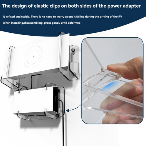 Split Wall Fixing Bracket for G3 Router Power Adapter, Mount Gen 3 2
