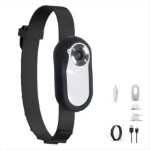 HD 1080P No Wifi Needed Cat Collars Camera Sport Headworn Magnetic Thumb Travel Anti Shake Mini Cameras Dog Collar