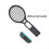 2Pcs for Switch 2 Tennis Racket Controller Grips NS2 Handle NS N- Console Accessories B 3