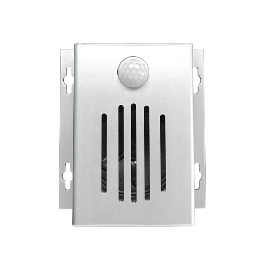 Pir Motion Activated Audio Player With Metal Case Sensor Triggered Sound Voice Reminder Eu Plug 4853798006701
