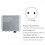 4 Channels Microphone Anti-Howling Device, Front Stage Effector,Suppressor Frequency Shift Equalizer Gray EU Plug 3