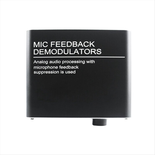 4 Channels Microphone Anti-Howling Device, Front Stage Effector,Suppressor Frequency Shift Equalizer Black EU Plug 1