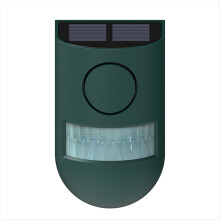 Solar Alarm Motion Sensor 129dB Outdoor Security Siren for Farm Sound and Light 5V 80nAh