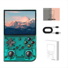 Handheld Retro Game Console 3.5 Inch IPS Screen Linux System Built-in 64G TF Card 5000 Games Support 5G WiFi,A