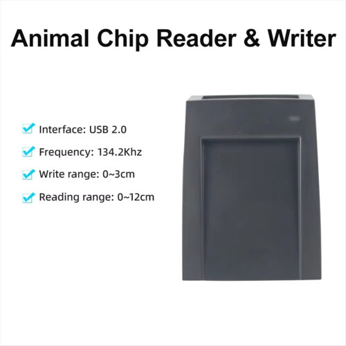 134.2KHz ISO11784/85 -B RFID Animal EM4305 Reader Writer for Chip 2