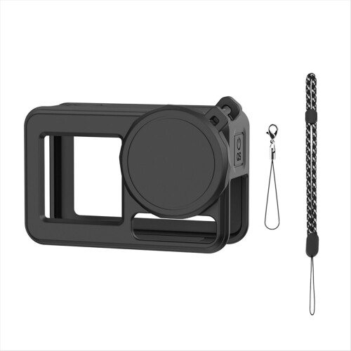 Protective Cover for Action 5 Pro/Action 4/3 Camera Accessories Full Protector Case with Lanyard Scratch-Proof Cap A 1