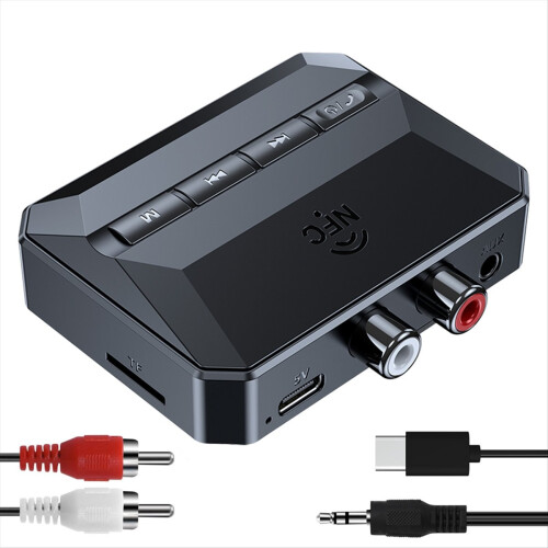 5.3 Home Stereo Bluetooth Receiver, Receiver to Adapter AUX