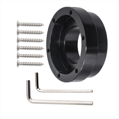 70mm Steering Wheel Adapter Plate for G29 Metal Modification Replacement Part Black 2