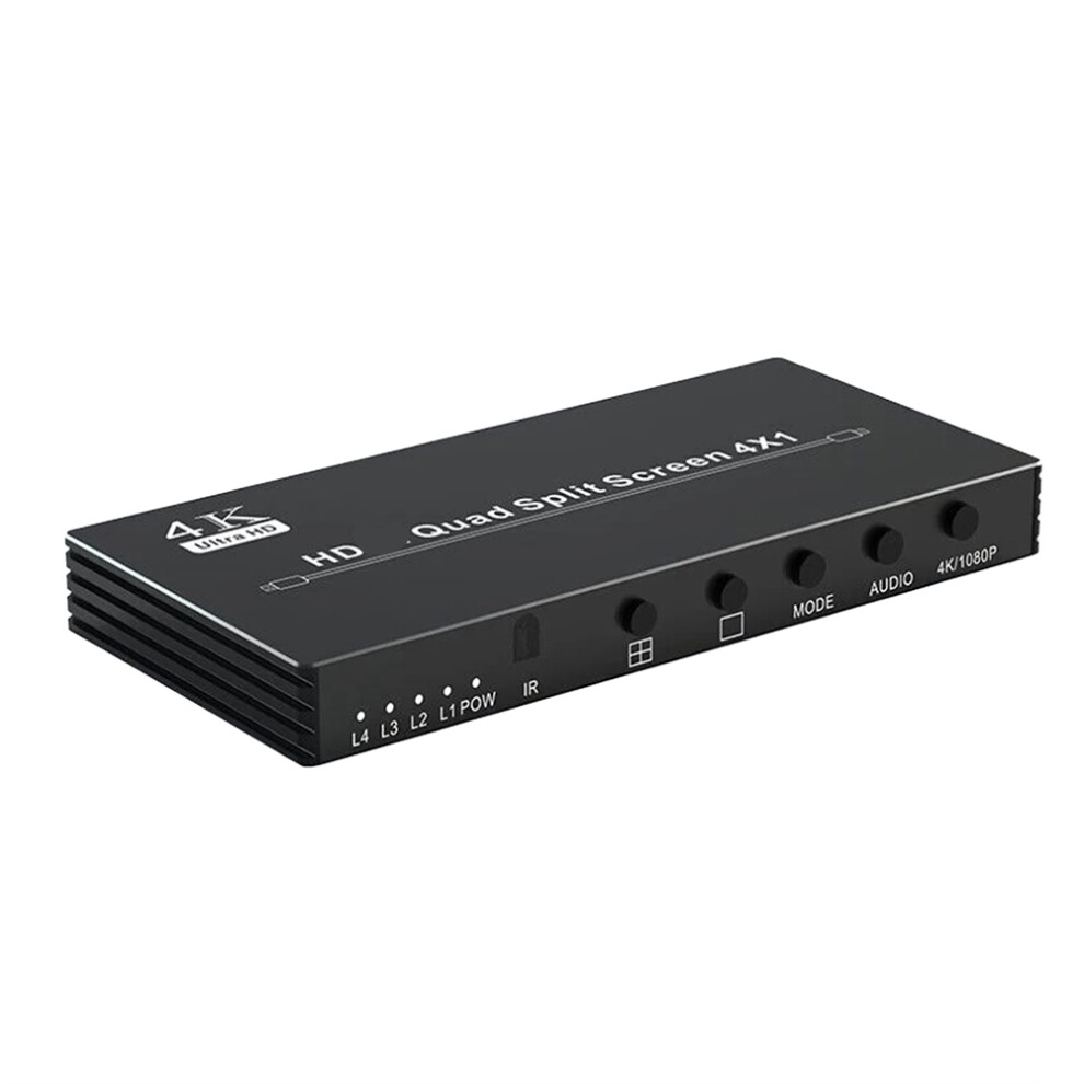 4K -Compatible Multiviewer 4X1 Quad Swicth Seamless Switcher 4854219272033