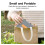 Portable Action Camera Storage Box Protective for 5 Pro /4/3 Accessories Orange 5