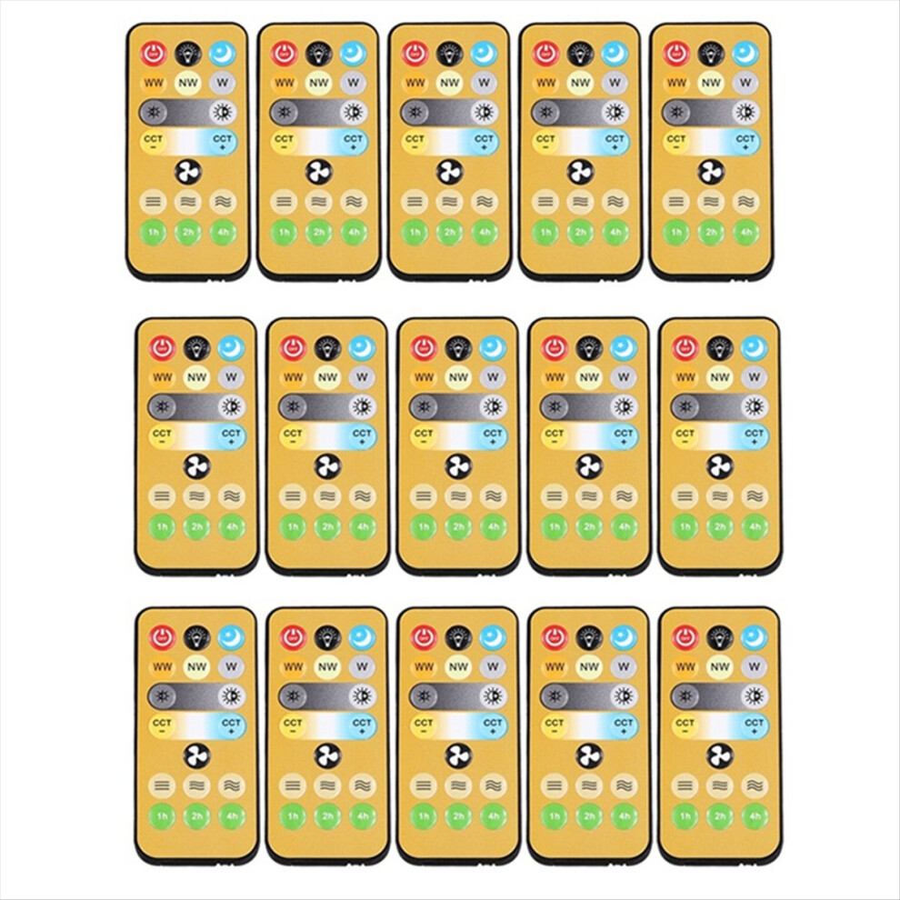 15Pcs Wireless Switches 3-Speed Timing Remote Control For E27 Ceiling Fan 1-4H Light 4854219271128