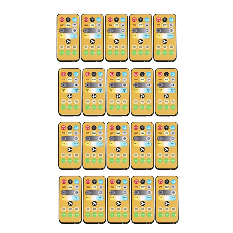 20Pcs Wireless Switches, 3-Speed Timing Remote Control, For E27 Ceiling Fan 1-4H Control Light 4854219271517