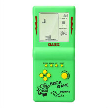 Nostalgic Pocket Game Classic Retro Handheld Players for Console Children'S Machine Kids Puzzle Toys Green