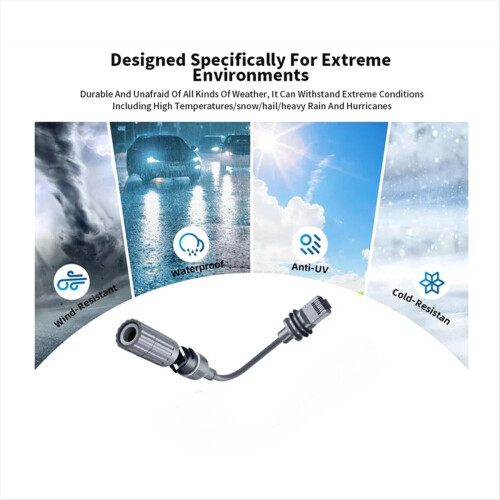0.5m for Gen3 Ethernet Extender Adapter Satellite V3 Shielded to RJ45 Rectangular Converter Cable 2