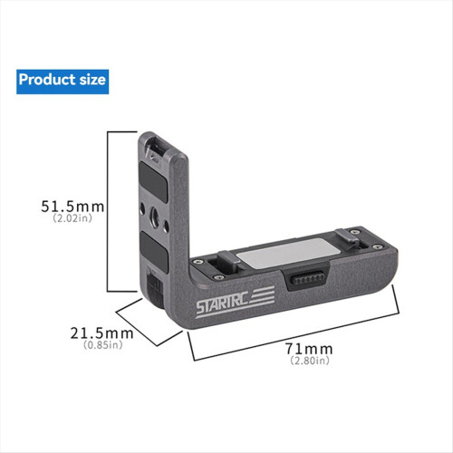 L-Type Quick Release Bracket for Osmo360 Magnetic Mount Base Horizontal & Vertical Camera Stand Accessory 2