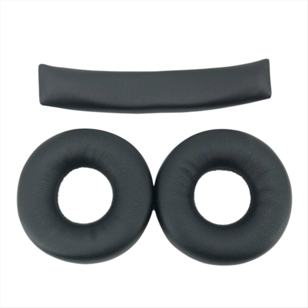 Replacement Leather Earpads & Headband Cover For Wh-Ch500 Ch510 Ch520 Comfortable Headphone Cushions Black 4854219279407