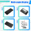 12W Monocrystalline Solar Panel Kit 600W Charger Controller 100A for RV Caravan 10