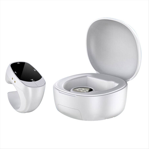-12Pro E-Book Page Turner Bluetooth Wireless Ring Remote Control Touch Screen Clicker Video Photo Taking White 2