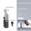 For Pocket 3 Extension Mount Adapter for Accessories Protective Cage Bracket Mic Holder Clamp 5