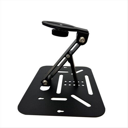 Universal Projector Bracket with 1/4 Inch Screw Desk, Ceiling and Wall Mount Adjustable Foldable Stand Black