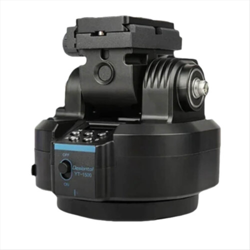 YT-1500 Auto Motorized Rotating Panoramic Tripod Head with Remote Control Camera Phone Pan Video Stabilizer 1