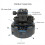 YT-1500 Auto Motorized Rotating Panoramic Tripod Head with Remote Control Camera Phone Pan Video Stabilizer 6