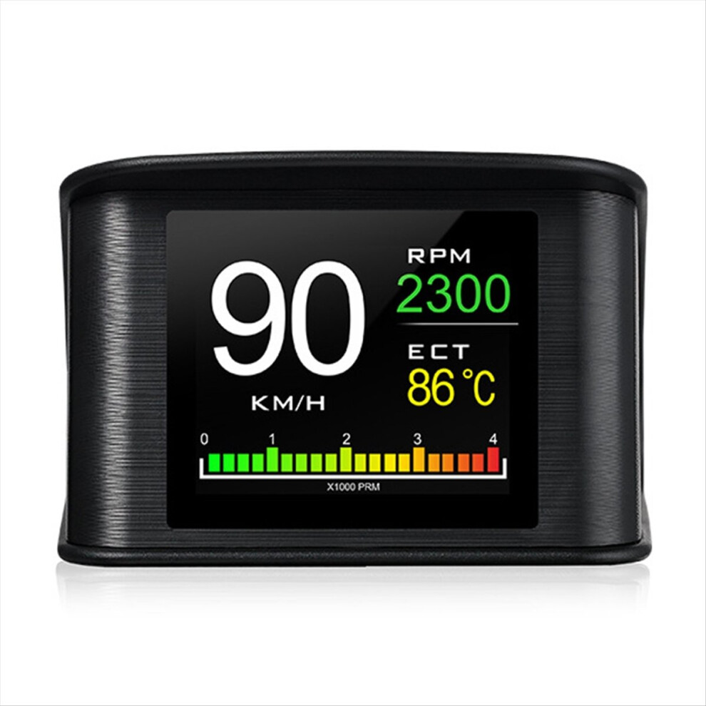 P10 Car Hud Head Up Display Obd Smart Digital Meter For Speedometer Temperature Rpm Mileage Custom Overspeed Alarm 4854219286436