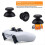 6 Pack TMR Effect Joystick Replacement for Controller 3D Analog Stick Thumbstick Anti-Drift Parts Repair Tools 8