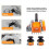 6 Pack TMR Effect Joystick Replacement for Controller 3D Analog Stick Thumbstick Anti-Drift Parts Repair Tools 5