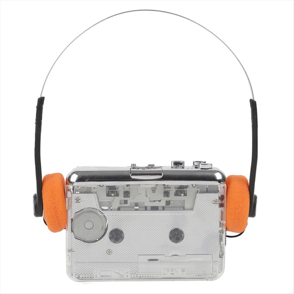 Ton010b Cassette Player Portable Tape Recorder To Mp3 Transparent Usb Capture Mp3 Format Music A 4854219291546