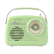 Vintage Multifunctional Bluetooth Radio Retro Design with USB BT SD FM AUX Connectivity Ideal for Home and Office D
