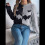 Halloween Sweaters for Women Grey L 6