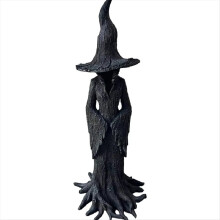 Witch Statue Gothic Halloween Resin Figurine Retro