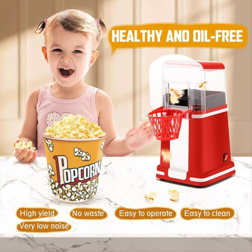 Mini Popcorn Machine for Home Kitchen Movie Christmas (EU) 2