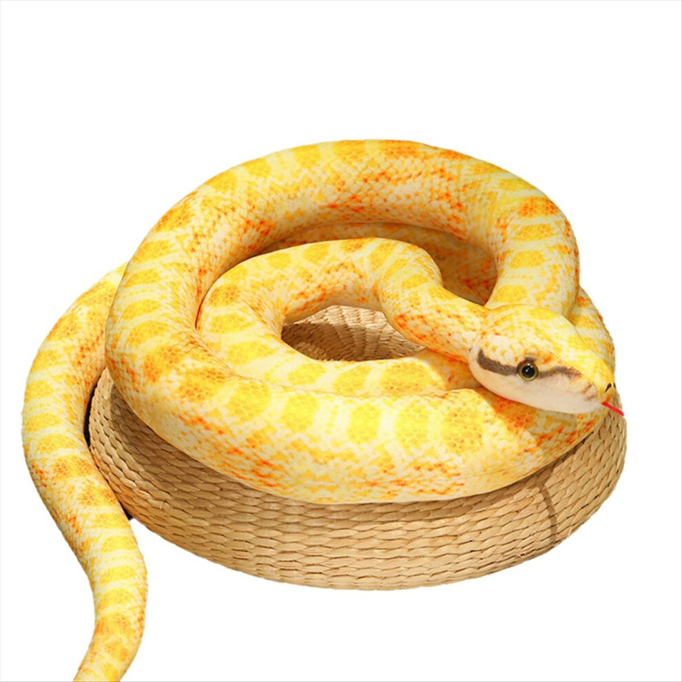 Simulation Python Plush Toy Gift Golden Python